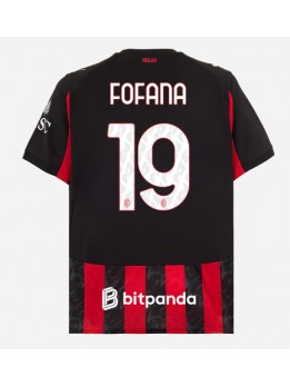 AC Milan Youssouf Fofana #19 Replika Hemmakläder 2025-26 Kortärmad